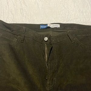Forest Green Corduroy Pants